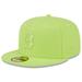 Men's New Era Neon Green Boston Red Sox 2023 Spring Color Basic 59FIFTY Fitted Hat