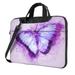 Lilac Butterfly Laptop Bag 13 inch Laptop or Tablet Business Casual Laptop Bag