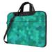 Green Pixel Honeycomb Laptop Bag 14 inch Laptop or Tablet Business Casual Laptop Bag