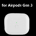 AirPods 3 Wireless Charging Case Replacement Built-in 660 mAh Battery Sync Pairing Button for Portable Protective Charger Battery Case No Earbuds