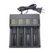 1Pcs 4 Slots Charger Charging for 3.7V 18650 26650 21700 14500 16340 Rechargeable Lithium Battery US Plug