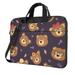 Cute Teddy Bear Laptop Bag 14 inch Laptop or Tablet Business Casual Laptop Bag