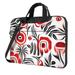Abstract Floral Print Laptop Bag 13 inch Laptop or Tablet Business Casual Laptop Bag