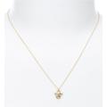Kate Spade Jewelry | Nwt Kate Spade New York Precious Pansy Gold Flower On Gold Chain Necklace | Color: Gold/White | Size: Os