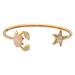 Kate Spade Jewelry | Kate Spade Sea Star Crab & Starfish Flex Cuff Bracelet | Color: Gold | Size: Os