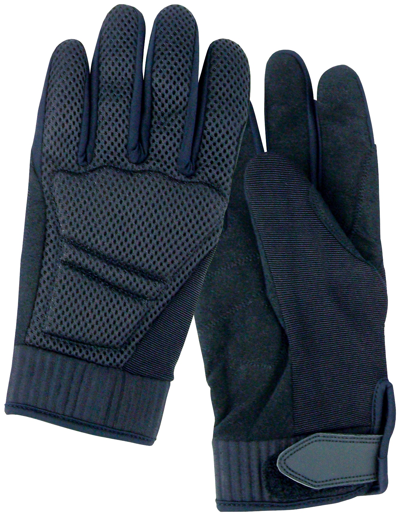 Motorradhandschuhe ROLEFF "RO 51" Gr. M, schwarz, Handschuhe, M, Obermaterial: 100% Polyester, Klettverschluss Image