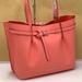 Michael Kors Bags | Michael Kors Emilia Large Pebbled Leather Tote Bag Grapefruit Color | Color: Orange/Pink | Size: Large