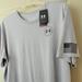 Under Armour Shirts | Nwt Under Armor "Freedom" T-Shirt In Grey | Color: Black/Gray | Size: 3xl