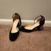 J. Crew Shoes | J.Crew Maisie Studded Heels In Velvet, Sz 8 | Color: Black | Size: 8