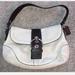 Coach Bags | Coach Cream And Brown Leather Shoulder Bag | Color: Brown/Cream | Size: 12.5"L X 2"W X 8.5"H
