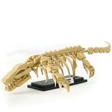 HI-Reeke Dinosaur Building Block Set Mosasaurus Fossils Building Brick Kit Toy for Kid Adult Beige