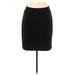 Pure Energy Casual Skirt: Black Solid Bottoms - Women's Size 1X Plus