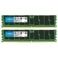 Crucial Bundle with 64GB (2 x 32GB) DDR4 PC4-21300 2666MHz RDIMM (2 x CT32G4RFD4266), Dual Ranked Registered ECC Memory