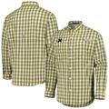 Men's Columbia Maize Michigan Wolverines Super Tamiami Omni-Wick Long Sleeve Button-Down Shirt