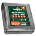 Tarpco Safety 24 ft. x 30 ft. 7 Mil Heavy Duty Polyethylene Tarp, Waterproof, Rip & Tear Proof Aluminum in Gray | 1 H x 24 W x 30 D in | Wayfair