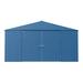 Arrow 14 ft. W x 16 ft. D Metal Storage Shed in Blue | 94.4 H x 170.9 W x 192.7 D in | Wayfair EG1416BG