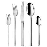 BergHOFF Essentials Essence 60Pc 18/10 Stainless Steel Flatware Set, Serving For 12 Stainless Steel in Gray | Wayfair 2220235