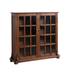 Crafters and Weavers 76" H x 51" W Solid Wood Standard Bookcase Wood in Brown | 76 H x 51 W x 12 D in | Wayfair JF231L-W