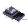 FRONG Cash Register in Black | 3.7 H x 20 W x 12.8 D in | Wayfair A3271