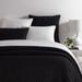 Pine Cone Hill Pick Stitch Reversible Country Coverlet/Bedspread Cotton in Black | Queen Coverlet | Wayfair PC4112-FQ