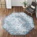 Blue/White 94 x 0.13 in Area Rug - Langley Street® Susan Oriental Blue Indoor/Outdoor Area Rug Polypropylene | 94 W x 0.13 D in | Wayfair