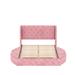 House of Hampton® Eveleigh Queen Tufted Storage Platform Bed Upholstered/Velvet, Wood in Pink | 40.5 H x 88.2 W x 85 D in | Wayfair