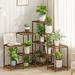 Arlmont & Co. Moeshia Plant Stand Wood in Brown | 32 H x 15.75 W x 12 D in | Wayfair 7F6F3579847C4350BB4C2ACCFF793E5F