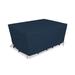 Arlmont & Co. Outdoor Patio Rectangle Table & Chair in Gray/Blue/Black | 25 H x 57 W x 45 D in | Wayfair C074A3EB33CE451C9641B828CE84F1C1