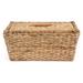 Bayou Breeze Wicker Toy Chest Rattan Basket w/ Lid Wicker in Brown | 12 H x 24 W x 14 D in | Wayfair DCFA25A556D14969969494A01C656B92