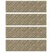 Brown 0.25 x 30 W in Stair Treads - Matterly WaterHog Lattice 8.5 in. x 30 in. Indoor Outdoor Stair Treads Polyester | 0.25 H x 30 W in | Wayfair