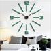 Ebern Designs Oversized Teresea 31.5" Wall Clock Resin in Red | 31.5 H x 31.5 W x 0.3 D in | Wayfair 4DE60E5C226C436EAA76DDB4F6D786A6