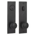 Weslock Molten Bronze Handleset w/ Deadbolt & Molten Bronze Door Knob & Rosette in Black | 10.25 H x 2.75 W x 2.75 D in | Wayfair R7941F2F2SL2D