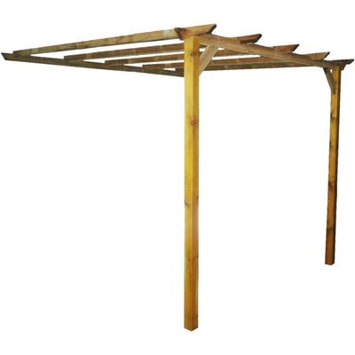 Lifeingarden - Schiefer Pavillon aus Holz Mt 3 x 2,8 - h. 2,5 Image