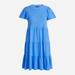 Knit Broken-in Jersey Tiered Mini Dress