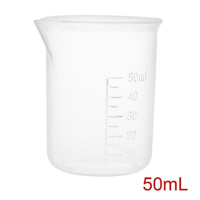 8pcs Measuring Cup Labs Clear PP Plastic Graduated Beakers