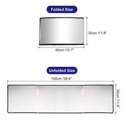 Anti Oil Splatter Guard 2Pcs, 3 Sided Splatter Guard Splatter Screen - Silver Tone - 15.7