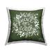 Stupell Peace On Earth Pine Wreath Printed Throw Pillow Design by Stephanie Dicks