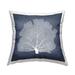 Stupell Modern Blue Coral Sea Life Printed Throw Pillow Design by Melonie Miller