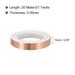 Copper Foil Tape 0.59 Inchx21 Yards 0.05 Thick Single Sided for Electronics 2Pcs - Copper Tone