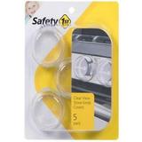 Safety 1st Clear Plastic Stove Knob Covers 5 pk