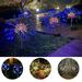 YouLoveIt Outdoor Solar Garden Lights 100/150 LED Solar Garden Fireworks Lamp Decorative Sparkles Stake Landscape Light for Garden Pathway Lawn Decor