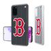 Boston Red Sox Galaxy Text Backdrop Clear Case