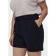 Shorts ONLY CARMAKOMA "CARGOLDTRASH" Gr. 42, N-Gr, blau (navy) Damen Hosen Kurze