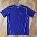 Under Armour Shirts | Euc Under Armor Fitted Heatgear T-Shirt | Color: Purple/Silver | Size: L