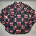 J. Crew Shirts | New Men's L J Crew Slim Fit Midweight Flannel Work Shirt In Plaid Patchwork | Color: Blue/Red | Size: L