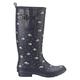 Briers Footwear Rubber Wellingtons Navy Bee Design UK5 EU38