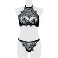 Grey Velvet 2-Part Lace Cami Set Underwear black