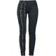 Rock Rebel by EMP Striped Leg Stretch Denim Jeans black