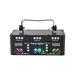 DALELEE Proffessional DJ Strobe Light 21 Lens RGB UV Disco Stage Lighting Remote Control Metal in Black | 2.95 H x 7.87 W x 3.94 D in | Wayfair