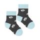 Steven Baby Unisex - Funny Novelty Patterns Cotton Socks - Racoon (Grey) - Size 0-3M